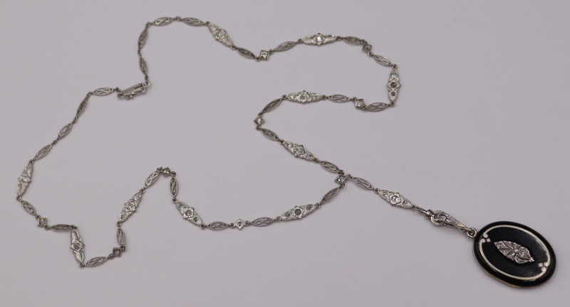 JEWELRY. ART DECO STYLE 14KT