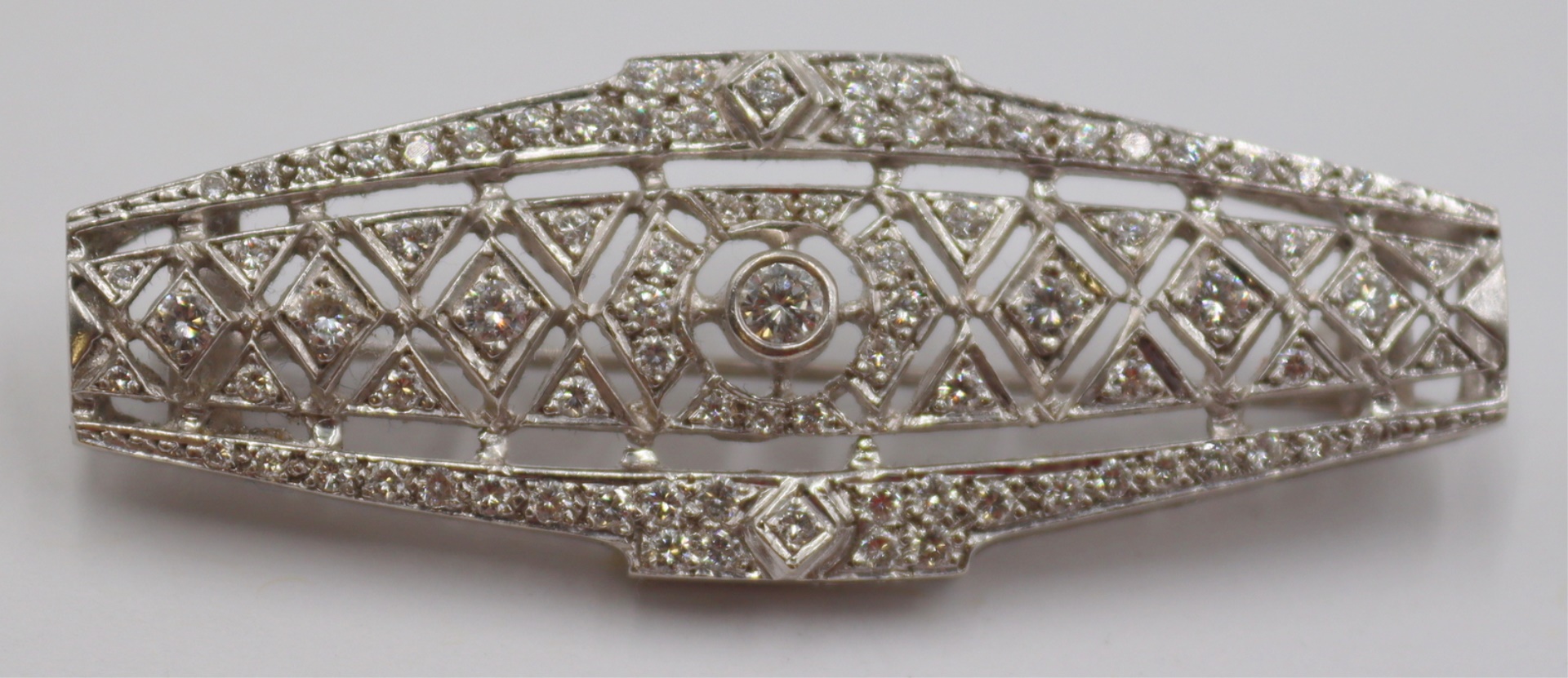 JEWELRY. ART DECO STYLE 14KT GOLD &