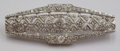 JEWELRY. ART DECO STYLE 14KT G