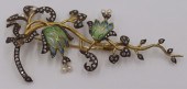 JEWELRY. ART NOUVEAU PLIQUE-A-