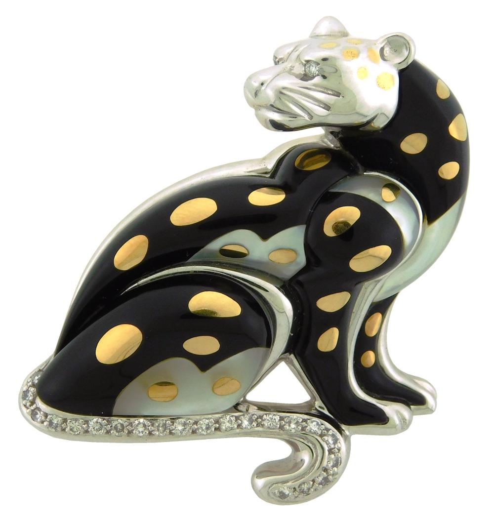 JEWELRY: ASCH/GROSSBARDT, 18K,