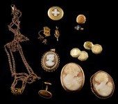 JEWELRY: ASSORTED 10K GOLD JEW