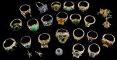 JEWELRY: ASSORTED 14K JEWELRY: