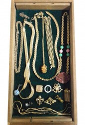 JEWELRY: ASSORTED 14K JEWELRY