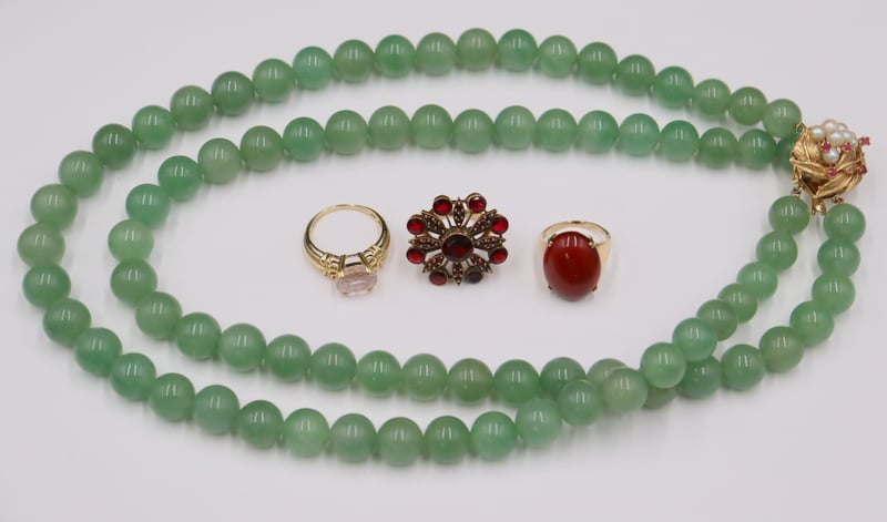 JEWELRY. ASSORTED 14KT GOLD AND