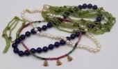 JEWELRY. ASSORTED BEADED AND P