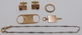 JEWELRY. ASSORTED GOLD ACCESSO