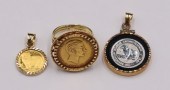 JEWELRY. ASSORTED GOLD AND PLA