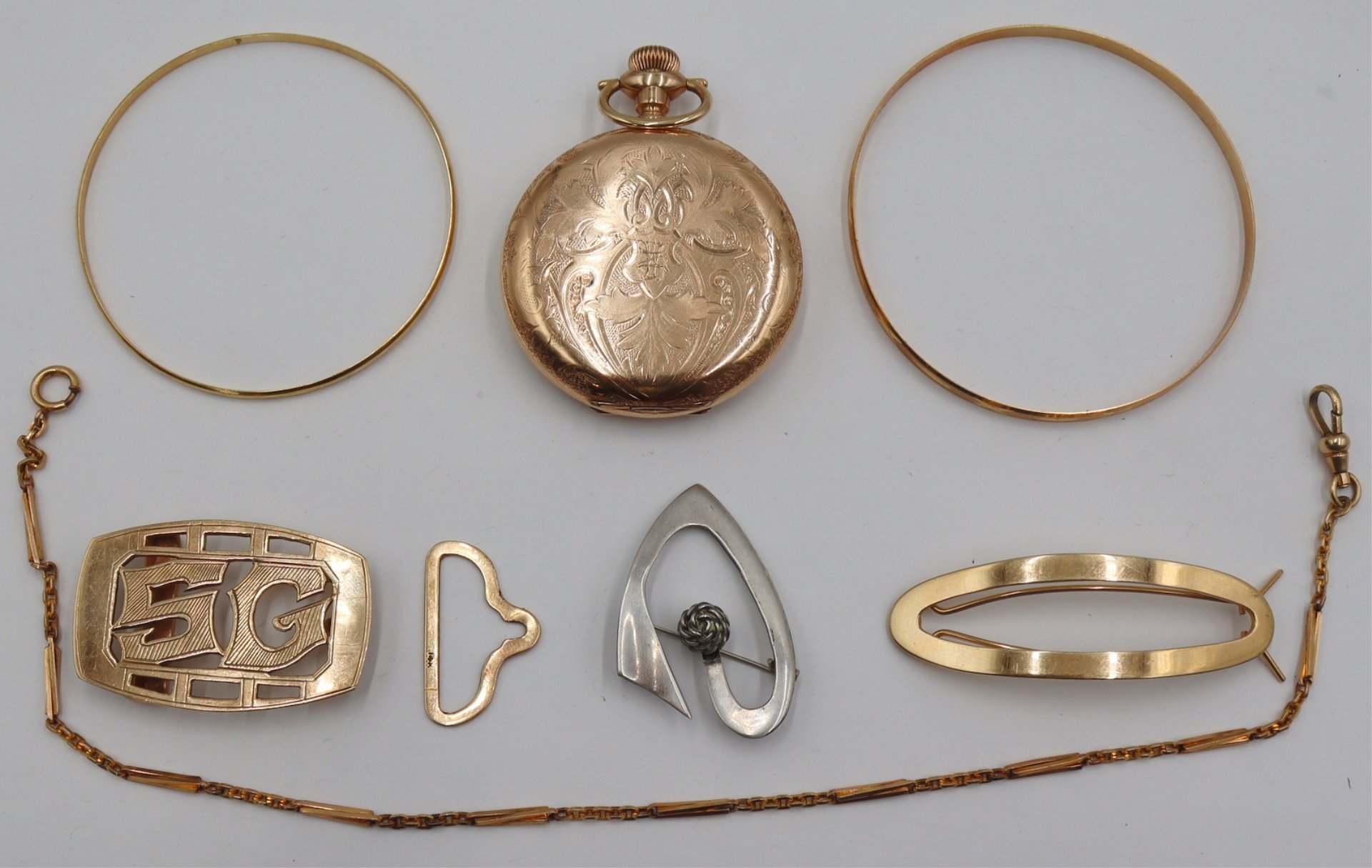 JEWELRY. ASSORTED GOLD JEWELRY