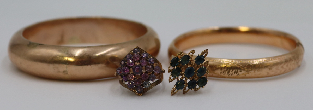 JEWELRY. ASSORTED GOLD JEWELRY
