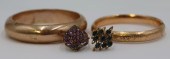 JEWELRY. ASSORTED GOLD JEWELRY