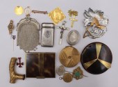 JEWELRY. ASSORTED GOLD, SILVER
