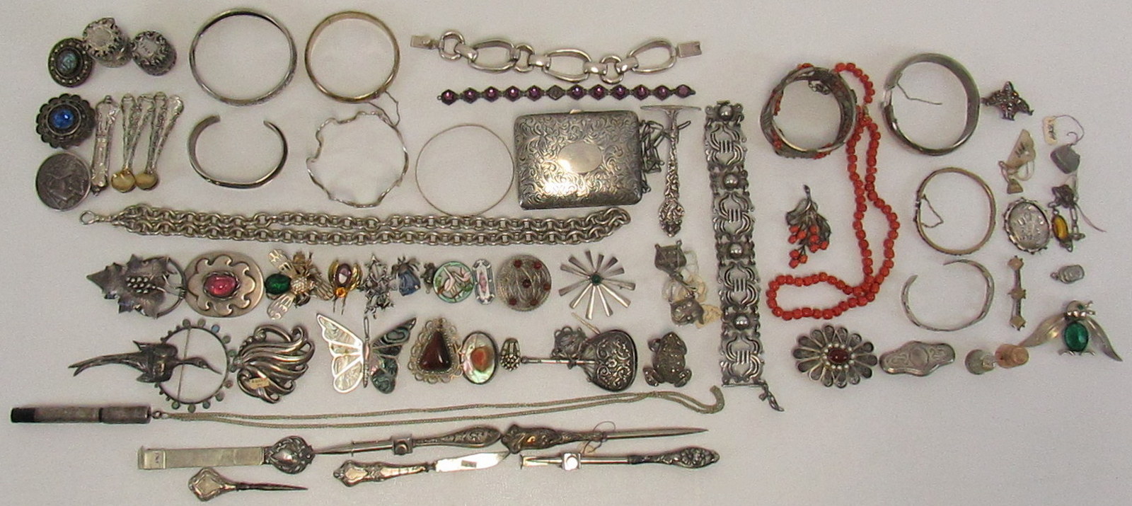 JEWELRY. ASSORTED GROUP OF
