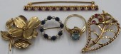 JEWELRY. ASSORTED GROUPING OF