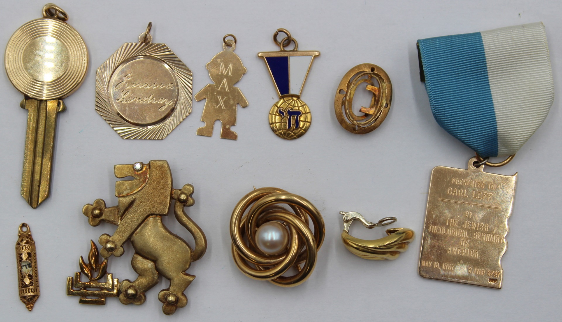 JEWELRY. ASSORTED GROUPING OF