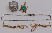 JEWELRY. ASSORTED GROUPING OF