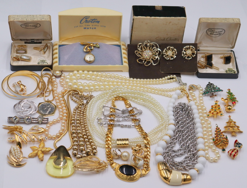 JEWELRY. ASSORTED GROUPING OF