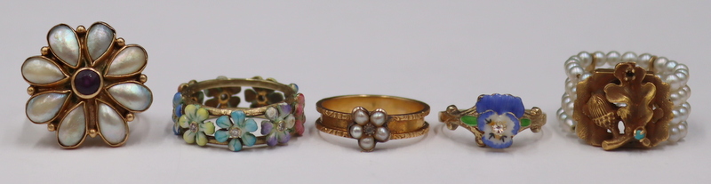 JEWELRY. ASSORTED GROUPING OF
