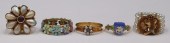 JEWELRY. ASSORTED GROUPING OF