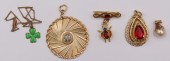 JEWELRY. ASSORTED GROUPING OF