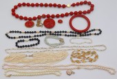 JEWELRY. ASSORTED GROUPING OF