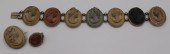 JEWELRY. ASSORTED LAVA CAMEO J