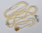 JEWELRY. ASSORTED PEARL AND GO