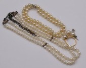JEWELRY. ASSORTED PEARL JEWELR