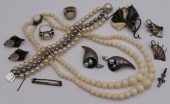 JEWELRY. ASSORTED SILVER JEWEL