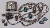 JEWELRY. ASSORTED SILVER JEWEL
