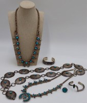JEWELRY. ASSORTED SILVER SOUTH