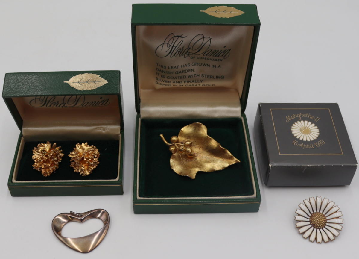 JEWELRY. ASSORTED STERLING