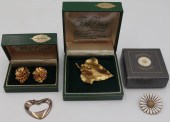 JEWELRY. ASSORTED STERLING JEW