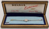 JEWELRY. BENRUS 14KT WHITE GOL