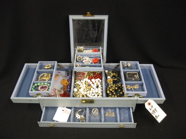 Jewelry Box with Costume Jewelry