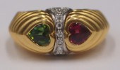 JEWELRY. BULGARI STYLE 18KT GO