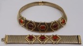 JEWELRY. BVLGARI STYLE 18KT GO