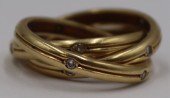 JEWELRY. CARTIER 18KT GOLD & D