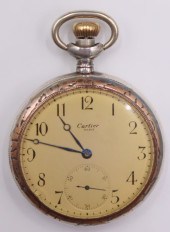 JEWELRY. CARTIER POCKET WATCH