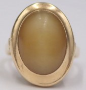 JEWELRY. CAT'S EYE CHRYSOBERYL
