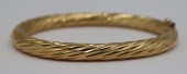 JEWELRY. CELLINI 18KT GOLD HIN