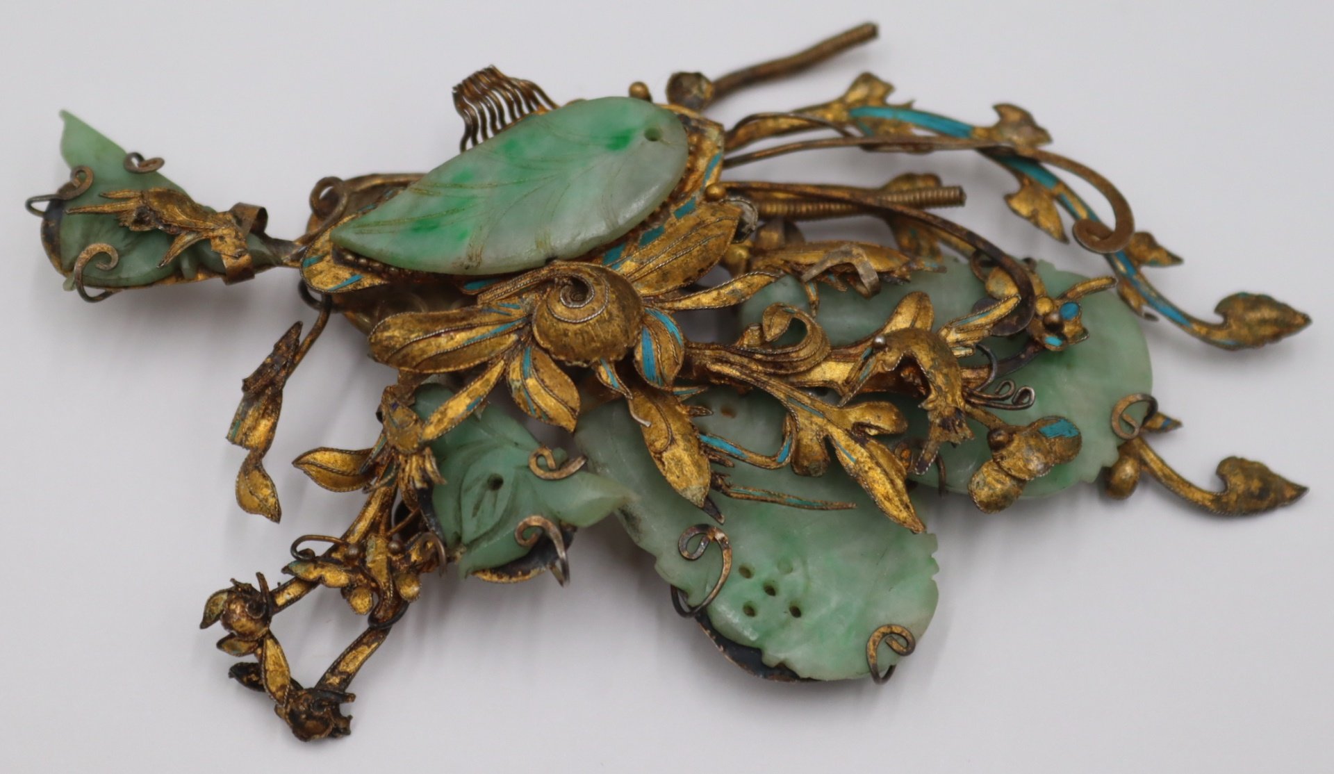 JEWELRY. CHINESE GILT SILVER,