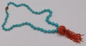 JEWELRY. CHINESE TURQUOISE AND
