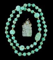 JEWELRY: CHINESE TURQUOISE NEC