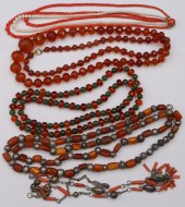 JEWELRY. COLLECTION OF AMBER A