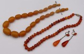 JEWELRY. COLLECTION OF AMBER J