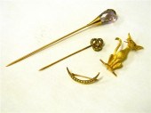 JEWELRY: Diamond enamel love k