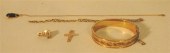 Jewelry: Double curb link brac