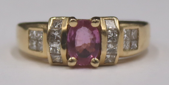 JEWELRY. EFFY 14KT GOLD, RUBY AND