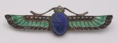 JEWELRY. EGYPTIAN REVIVAL SILV